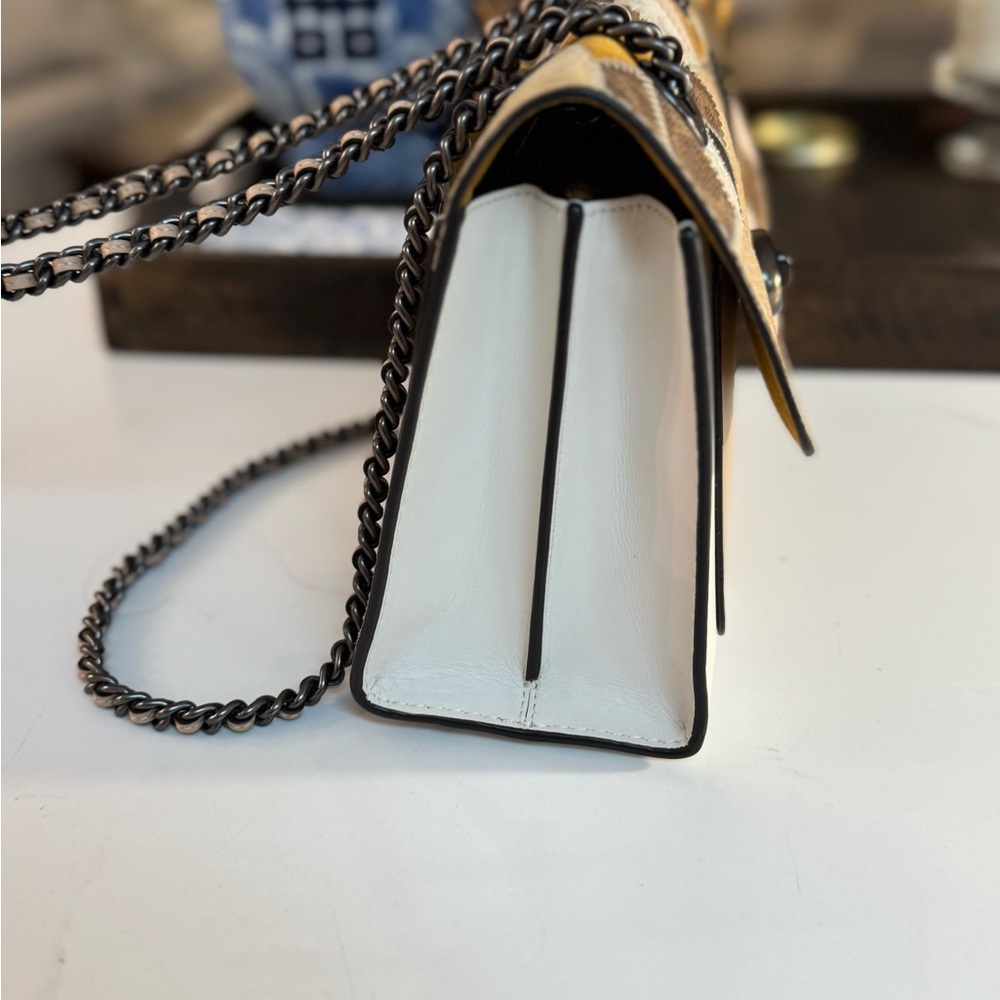 Coach Patchwork Parker Shoulder Bag - Tan and Cream - Picture 9 of 15